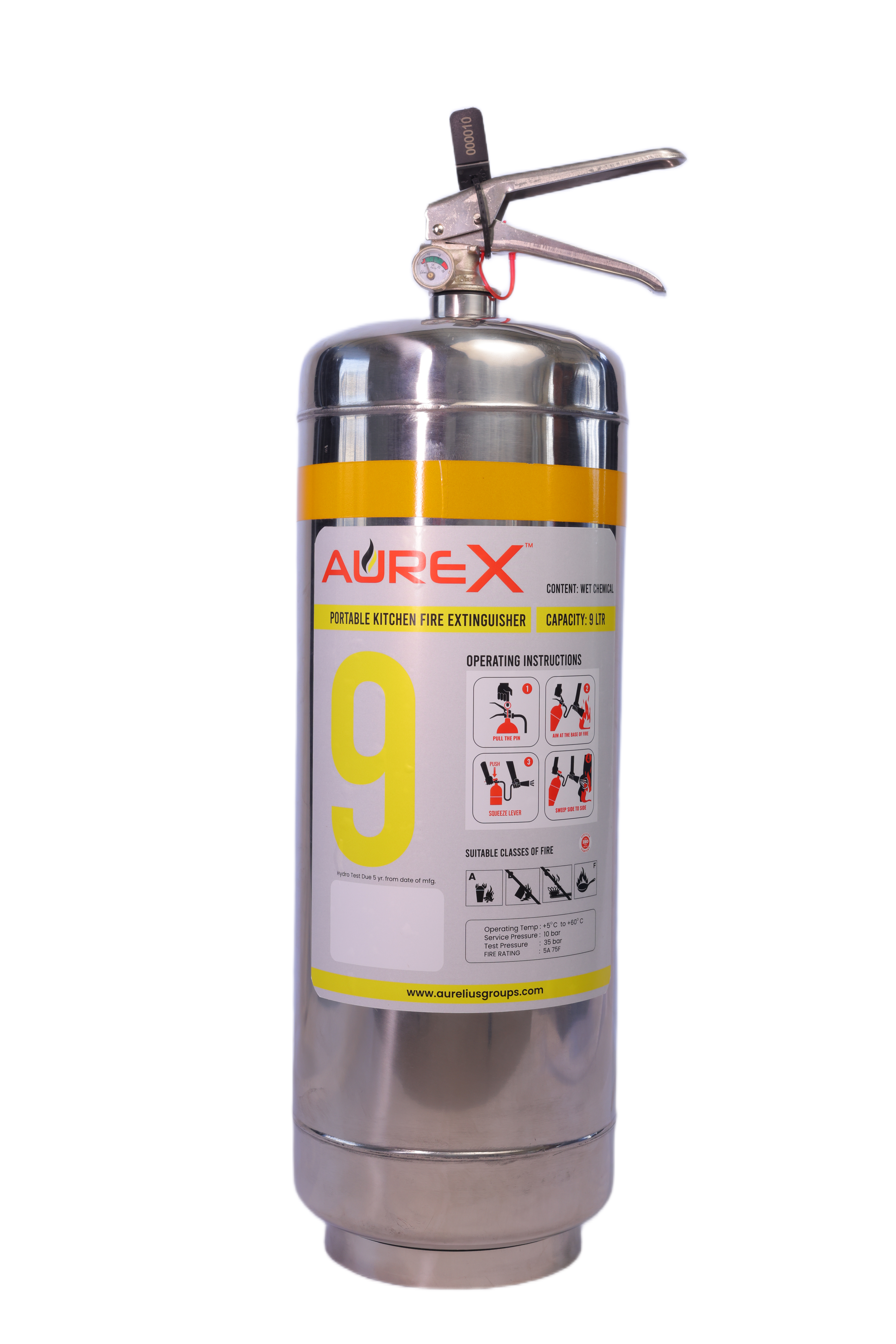 K-Type 9 KG Fire Extinguisher